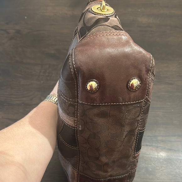 Coach Signature Mosaic Patchwork Gallery Tote - Picture 7 of 16